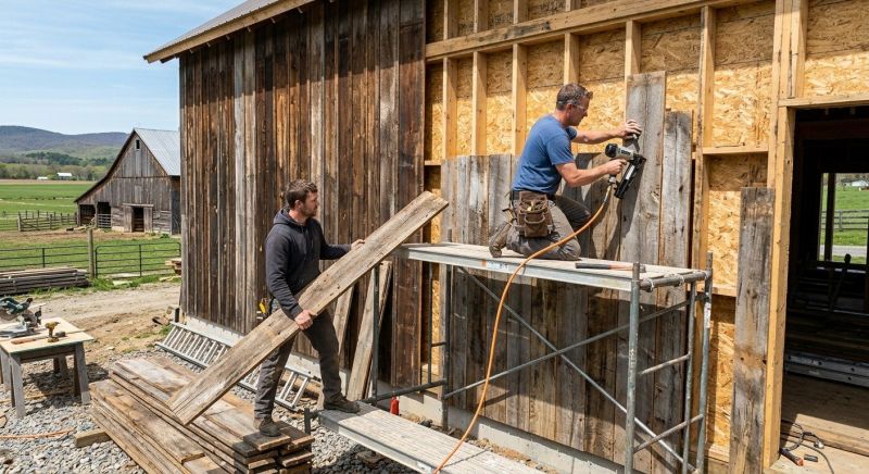 Barn Wood Siding Installation in Norwalk, CT